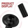Abaodam 30pcs Motorcycle Windshield Bolt Kit M6x16mm Black Fairing Screws Fasteners for Windscreen Accessories Touring Motorbike Body Frame Repair view 3