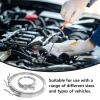 5 Pairs Adjustable Joint Boot Clamp Kit for Vehicles view 3