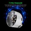 Kopinma Trailer Accessories- 7 Pin Trailer Plug 12V Rv Sockets Towbar Towing 7Pin Metal Trailer Connectors view 4