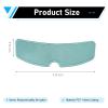 Pniwuno 2 PCS Motorcycle Helmet Visor Anti-Fog Films, Helmet Face Shield Anti-fog Insert, Ultra HD Shield Films, Clear Visor Lens Insert, Universal for Most Motorcycles (Transparent) view 2