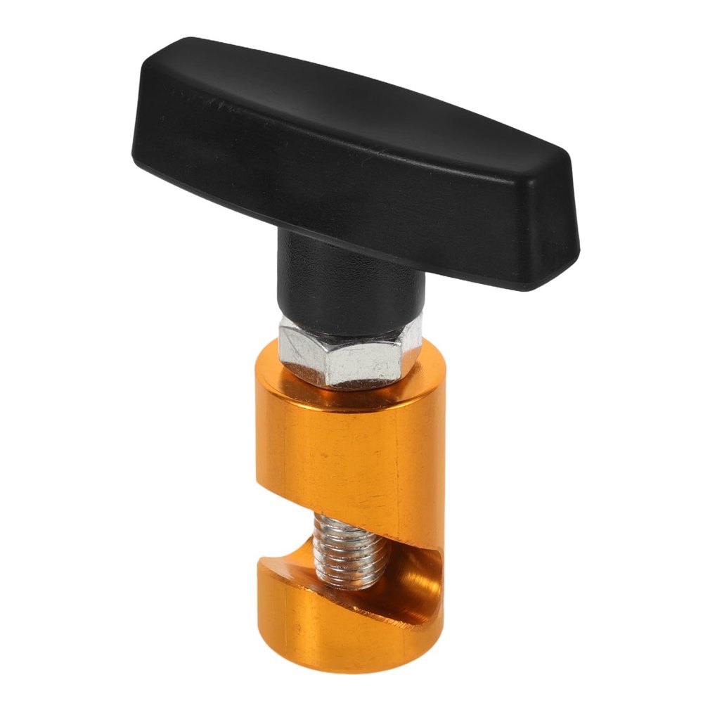 ibasenice Hood Strut Clamp and Lift Support Clamp for Car Engine Cover, Gold Hood Strut Mount Fixed Holder, Compatible with Trunk and Tailgate, Automotive Lift Support Tool for Vehicle
