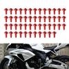 GZYF 50pcs M6*20mm Hex Socket Bolts Motorcycle Windshield Bolts Aluminum Red Universal compatible with many automotive, motorcycles view 4
