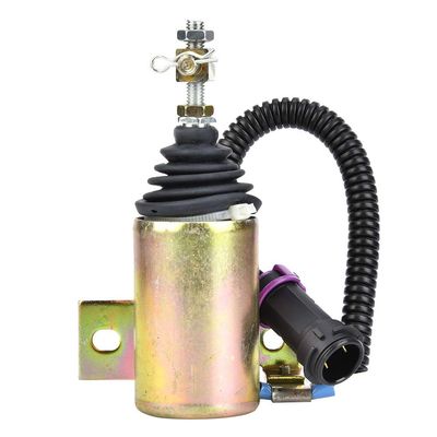 12V Fuel Shut Off Solenoid Valve XHF - 1121 E483310000093, Engine Flameout Solenoid, Fully Sealed No Leak Design with High Temp Coil, Replacement for Foton 483
