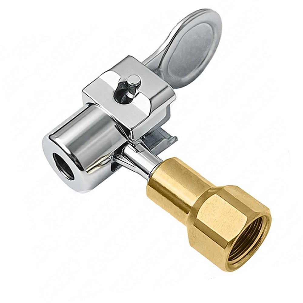 Rulbelok Double Wheel Suitable Tire Inflation Chuck Features Secure Locking Air Valves Designs Suitable for Heavy Duty Trucks Leak Proof Double Wheel Inflator Attachment