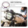 ELEOUTI Braided 60cm Motorcycle Brake Hose Stainless Steel 90 Bend Red Oil Line for Atv Dirtbike Scooter Hydraulic Clutch Tubing view 3