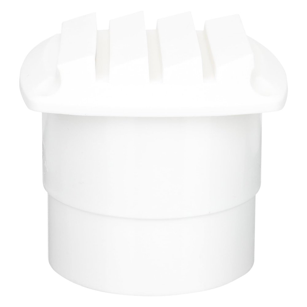 BESTYASH White Nylon Square Marine Vent Cover 84x84x75mm Exhaust Vent for Boat, Yacht, Rv Exterior Wall Ventilation Accessory