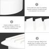 BESTYASH White Nylon Square Marine Vent Cover 84x84x75mm Exhaust Vent for Boat, Yacht, Rv Exterior Wall Ventilation Accessory view 3