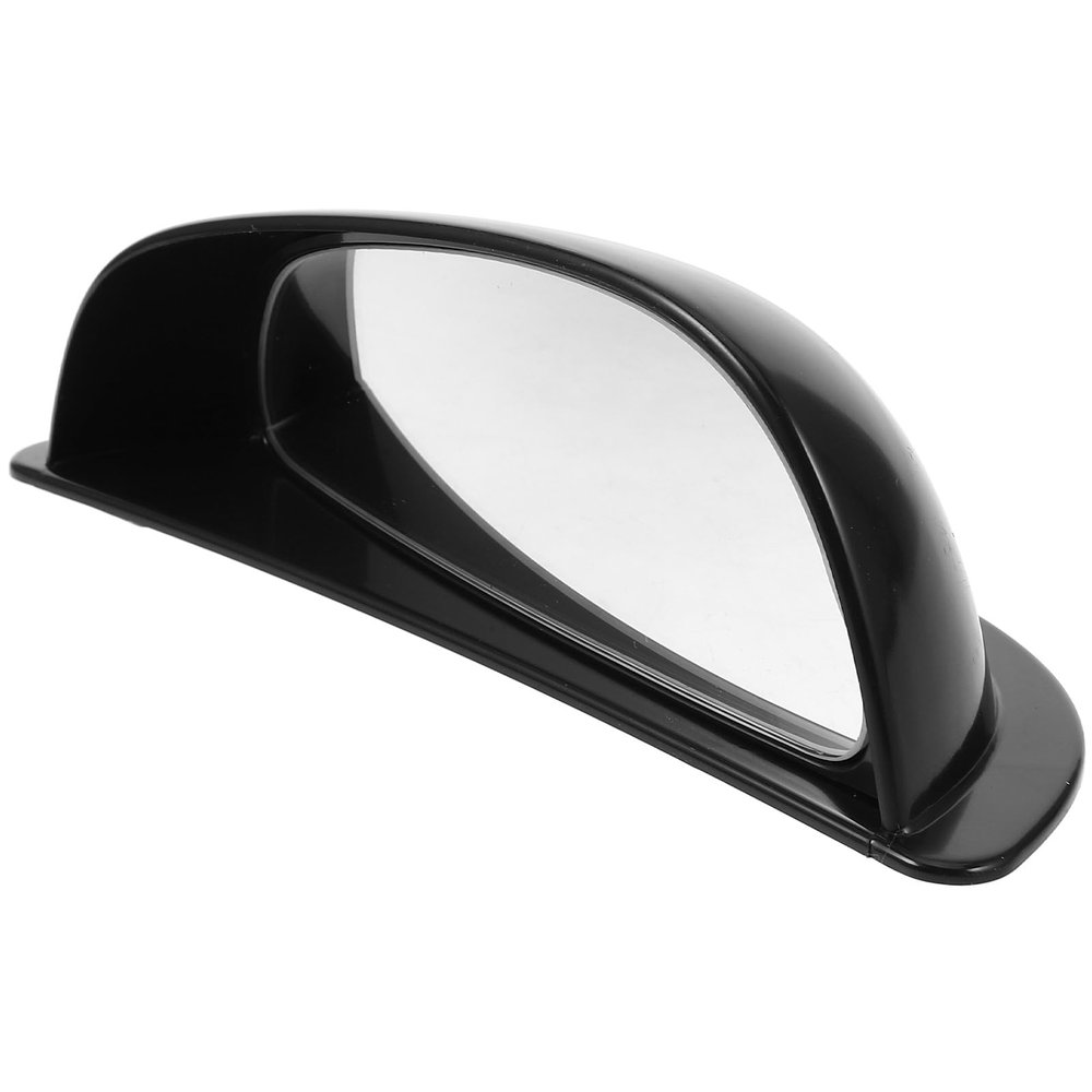 Cabilock Car Blind Spot Mirror Right Side, Convex Auxiliary Rear View Mirror for Vehicle Door, Black, Stick-on Installation for Enhanced Safety and Reversing Assistance