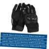 Kichvoe Motorcycle Riding Gloves Black M Size, Breathable Anti-Slip Protective Gloves for Men and Women, Four-Season Outdoor Cycling and Touring Use view 2