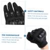 Kichvoe Motorcycle Riding Gloves Black M Size, Breathable Anti-Slip Protective Gloves for Men and Women, Four-Season Outdoor Cycling and Touring Use view 3