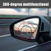 Kichvoe Car Blindspot Mirrors 2pcs Carbon Black Self-adhesive Convex Side View Mirror for Vehicles for Enhanced Traffic Safety and Blind Spot Assistance view 3