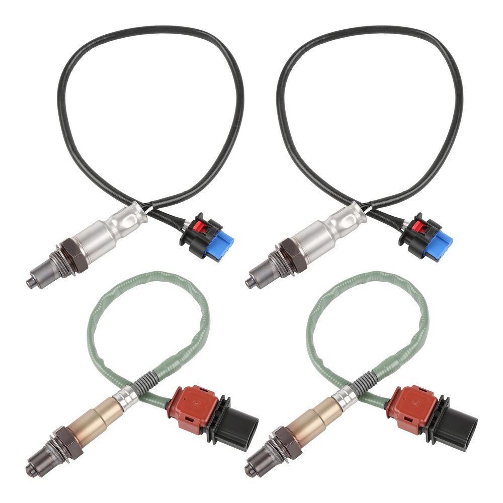 4PCS Oxygen Sensor 234-5173 234-5174 234-8050 Upstream and Downstream Fits for Ford F150 2.7L V6 Turbocharged 2018-2023, O2 Sensor for Ford Edge 2.7L V6 Turbocharged 2019-2024