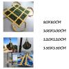 PAUANI Heavy Duty Pallet Cargo Net - Hanging Lifting Bag, Reusable Cargo Lifting Bag, Tear Resistance Safety Lifting Mat Straps, Weaving Sail Bag for Crane Platform Forklift(80X80CM) view 2