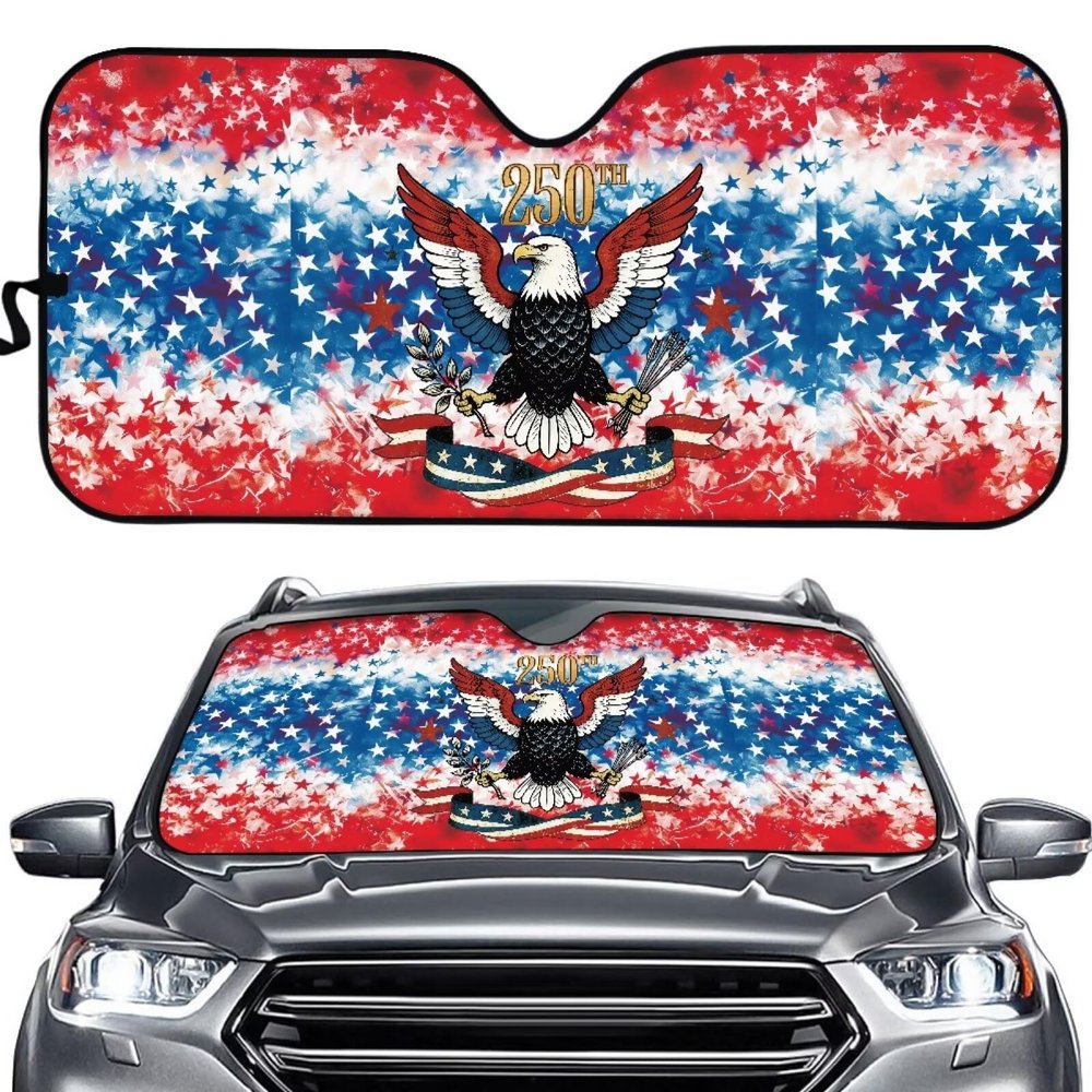 BIGCARJOB Funny Car Shades for Front Windows 250 Years Auto Front Sunshade Sun Visor Shield Block Auto Windshield Sun Shade Universal Fit Car SUV Sedan