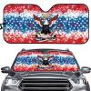 BIGCARJOB Funny Car Shades for Front Windows 250 Years Auto Front Sunshade Sun Visor Shield Block Auto Windshield Sun Shade Universal Fit Car SUV Sedan view 1