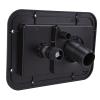 Dpofirs RV Municipal Water Inlet Hatch | Gravity Fed Fill Dish with Double Inlet and Check Valve for Trailer Boat (Black) view 1