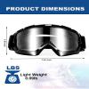 Carsories 2Pack Dirt Bike Goggles ATV Riding Motorcycle Motocross Dustproof Windproof Off Road Racing MX Four Wheeler Goggles for Adult Men Women Youth view 2