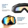 Carsories 2Pack Dirt Bike Goggles ATV Riding Motorcycle Motocross Dustproof Windproof Off Road Racing MX Four Wheeler Goggles for Adult Men Women Youth view 4