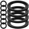 jojofuny 10pcs Rv Toilet Silicone Sealing Gasket Kit 68mm Inner Diameter Camper Toilet Bowl Replacement Seal Compatible with Rv Waste Plumbing view 1