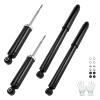 KAX Complete Strut Assembly & Shock Absorber 37140, 37220 for Dodge Dakota 1997-2004,Dodge Durango 1998-2003 Front+Rear Suspension Kit Struts and Shocks Assembly 4pcs view 1