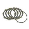 Clutch Friction Disc Plate 5 Pieces Compatible with NX125 1988-1989 CB223S 2008-2016 FTR223 2000-2016 view 1