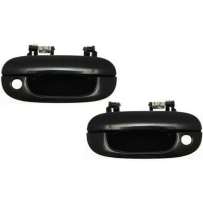 CLQWIAS 2Pcs Black Front,Left and Right Exterior Door Handles for Dodge 10821534 55275022-PFM 55275023-PFM 2002 2001 2000 1999 1998 1997 1996 1995 1994 1500 2500 3500 Body Style Front Driver Left and