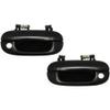 CLQWIAS 2Pcs Black Front,Left and Right Exterior Door Handles for Dodge 10821534 55275022-PFM 55275023-PFM 2002 2001 2000 1999 1998 1997 1996 1995 1994 1500 2500 3500 Body Style Front Driver Left and view 1