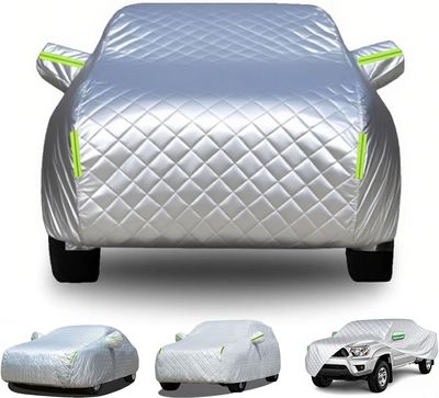 Hail Protector Car Cover Compatible with Jaguar XJ Super V8 (2004-2009),Waterproof All Weather Custom Hailproof Rain Snow Sun Protector Full Exterior Indoor Outdoor