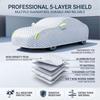 Hail Protector Car Cover Compatible with Jaguar XJ Super V8 (2004-2009),Waterproof All Weather Custom Hailproof Rain Snow Sun Protector Full Exterior Indoor Outdoor view 2