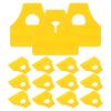 NULYLU 15pcs Yellow Plastic Car Squeegee for Decals and Epoxy Resin view 1