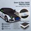 Hail Protector Car Cover Compatible with BMW X5 (2007-2025),Car Hail Protector Half Cover,Half Hail Blanket,Thicken,Dustproof Snowproof u3q1e view 2