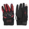 Veemoon Motorcycle Gloves Men Full Finger Touchscreen Drop Resistant Breathable Riding Gloves with Protective Shell for Seasons Outdoor Cycling Gear (red M) view 1