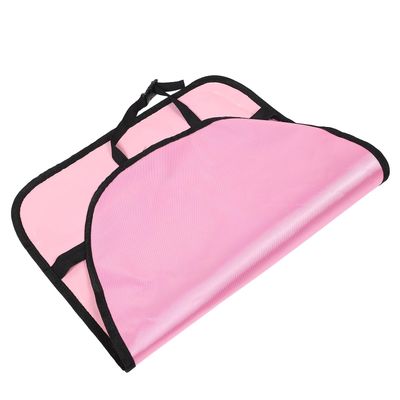 TOKIDNY Back Kick Protector, Pink Faux Leather Seatback Kick Mats, Sturdy Automotive Interior Protector and Vehicle Seat Protection
