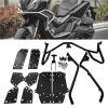 for Honda ADV350 ADV 350 ADV-350 2024 2025 Motorcycle Accessories Engine Guard Highway Crash Bar Frame Protection Bumper(Silver-Lower only) view 2