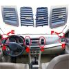 WUZHIJIN Car Air Conditioner Outlet Compatible with Mitsubishi Lancer EX 2008-2016 Dashboard Vents Conditioning Car-Styling(A B C D E F 6PCS) view 2