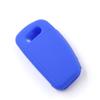 Edinstry Car Navy Silicone Remote Flip Key Fob Cover Case Blue for Audi A1 A3 A4L A6L Q7 Q5 Q3 view 2