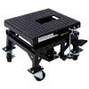 300 lbs Hydraulic Motorcycle Scissor Jack Lift Foot Step Lever & 4 Wheels, Adjustable Height 13.5"-36.2" Heavy-Duty Hydraulic Lift Table for Dirt Bikes, Snowmobiles, and Motorcycles (Black) view 2