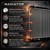 AParts Engine Cooling Radiator for Nissan Rogue 2.5L 2008-2013 / Nissan Rogue Select 2.5L 2014-2015 / Nissan X-Trail 2.5L 2013 Aluminum Radiator Replacement view 4