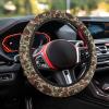 Yzaoxia Steering Wheel Covers Camo Hunting Print Steering Wheel Cover Auto Steering Wheel Protector Anti-Slip Breathable and Sweat Absorption Universal view 1