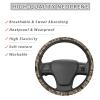 Yzaoxia Steering Wheel Covers Camo Hunting Print Steering Wheel Cover Auto Steering Wheel Protector Anti-Slip Breathable and Sweat Absorption Universal view 2