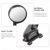 HOODANCOS Convex Blind Spot Mirror for Car Front Left Wheel Model 094 Black Wide Angle Rear View Mirror for Trucks and Vehicles for Driving Safety view 3