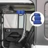 ULDIGI Replaceable Car Grab Handles for Off-Road SUV Wide Blue Roll Bar Handle Grip for Vehicle Door Support view 4