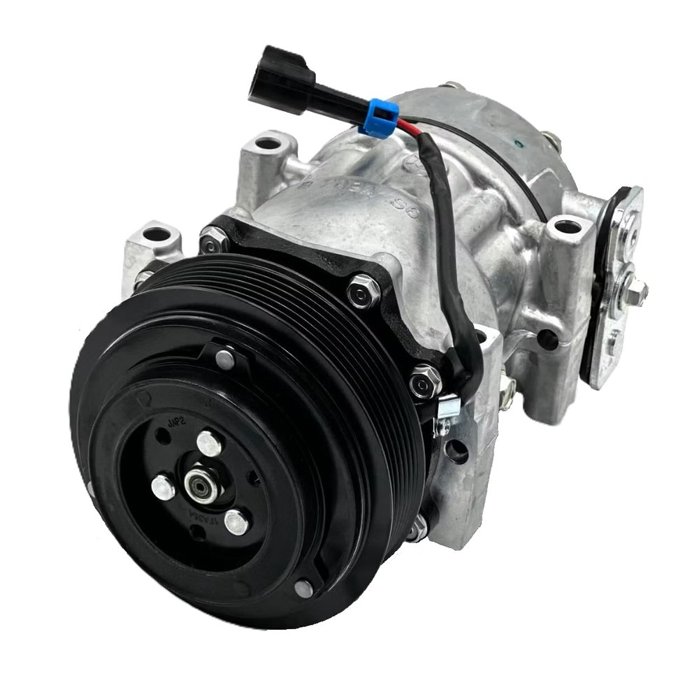 Genuine OEM Air Conditioning Compressor, Part F69-6007-122, Compatible with Peterbilt and Kenworth Trucks