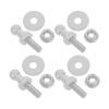 RUNROTOO 4pcs M6 Ball Stud: Gas Spring Support 10mm Bolts - Replacement Parts For Lift Support Systems Car Accessories And Cabinet Lifting Application view 1