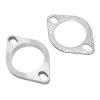2PCS 2 - Bolt 2.5in Exhaust Flange Connection Kit, Stainless Steel Universal Gasket for Downpipe Catback Headers Muffler Resonator with Strong Seal and Rust Resistance view 1