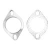 2PCS 2 - Bolt 2.5in Exhaust Flange Connection Kit, Stainless Steel Universal Gasket for Downpipe Catback Headers Muffler Resonator with Strong Seal and Rust Resistance view 4