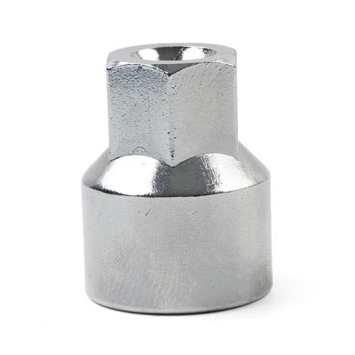 FSFY 1pc Wheel Nut Removal Screw Key Lug Scoket Adaptor Locking Tool 50 Metal Sliver For VW For Skoda For Porsche For Seat For Audi Car