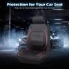 9 Pcs Car Seat Covers Full Set for Polo IV (9N) Mk4 2006 2007 2008 2009 view 4