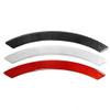 VEADONS Universal Car Wheel Eyebrow Anti-Collision Strip for Scion iA 2016 DJ, Carbon Fiber Style Fender Flare Arch Protector, Flexible Rubber Auto Body Scratch Guard Trim,Red view 2
