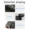 AGAOYU Car Trash Can for Audi Q3 20152025 2026 8U/F3,Waterproof Hanging Vehicle Garbage Bin with Lid,Press-Open Car Dustbin Organizer for Front/Back Seat,White view 3